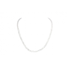 Necklace 1 Line Strand String 111 Beads Sphatik jaap mala crystal Stone D575